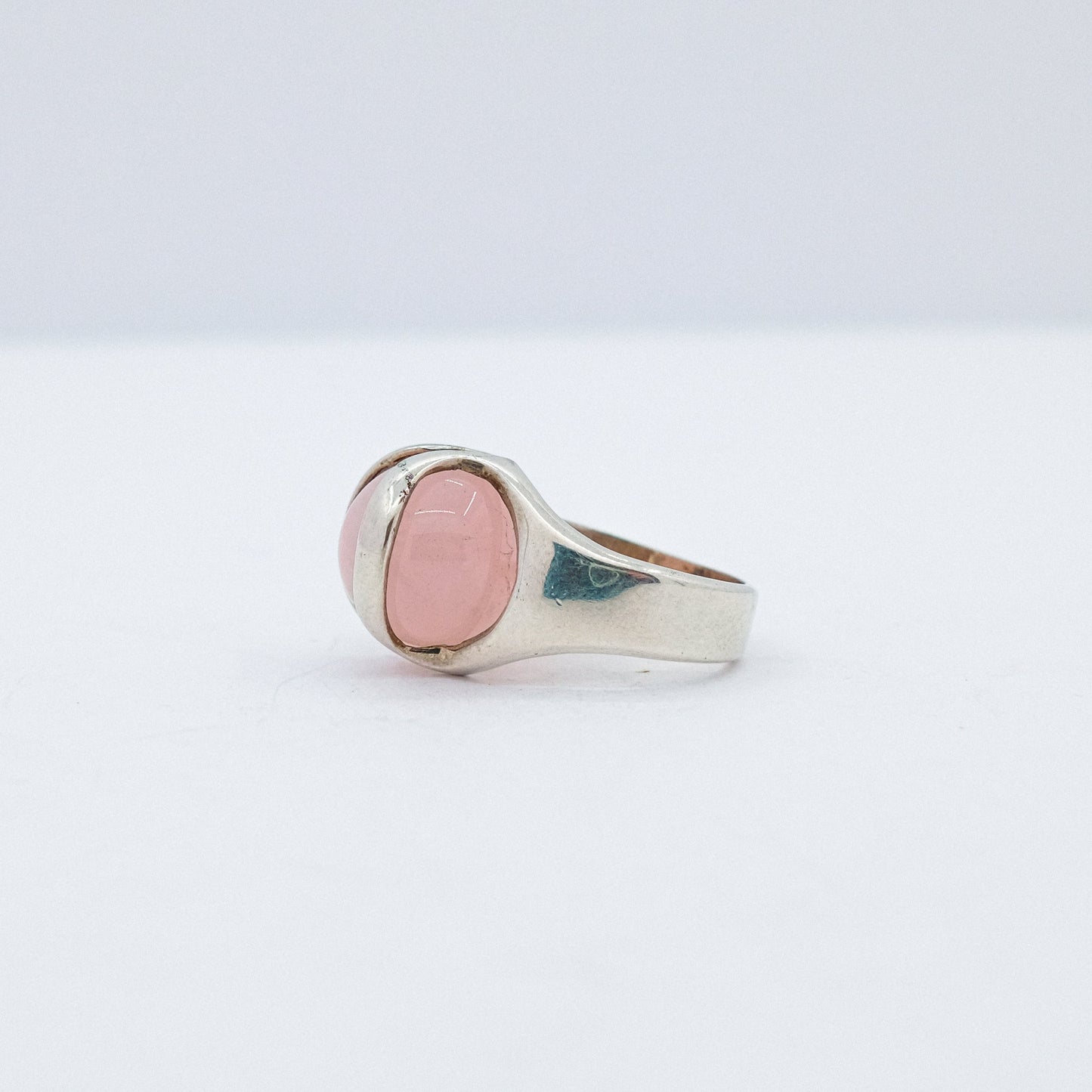 vintage rose quartz ring P47.N61.