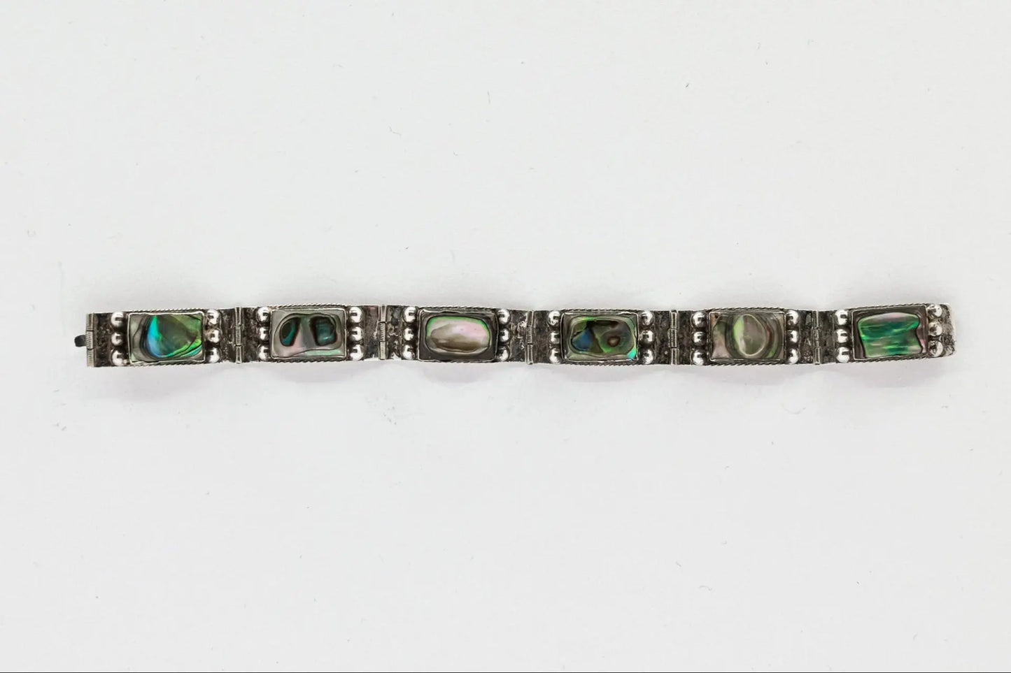 vintage abalone panel bracelet My Store