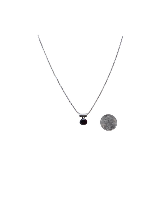 vintage garnet pendant My Store