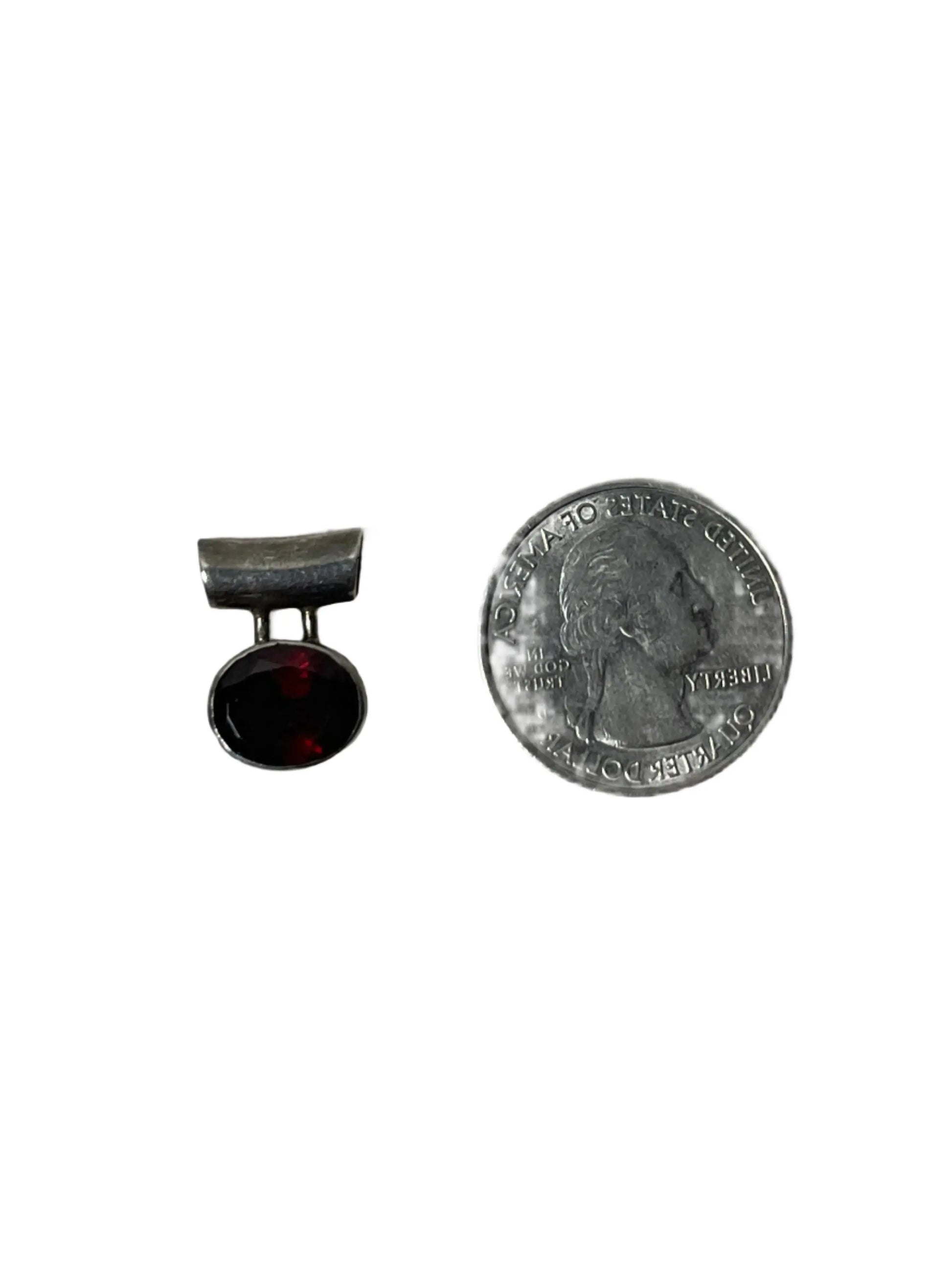 vintage garnet pendant My Store