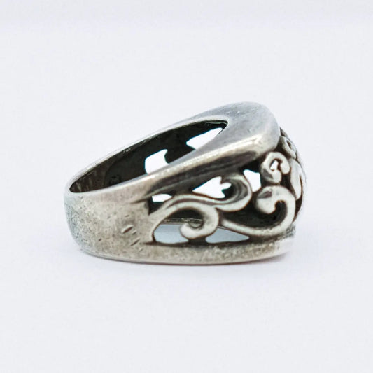 vintage chunky biker ring My Store