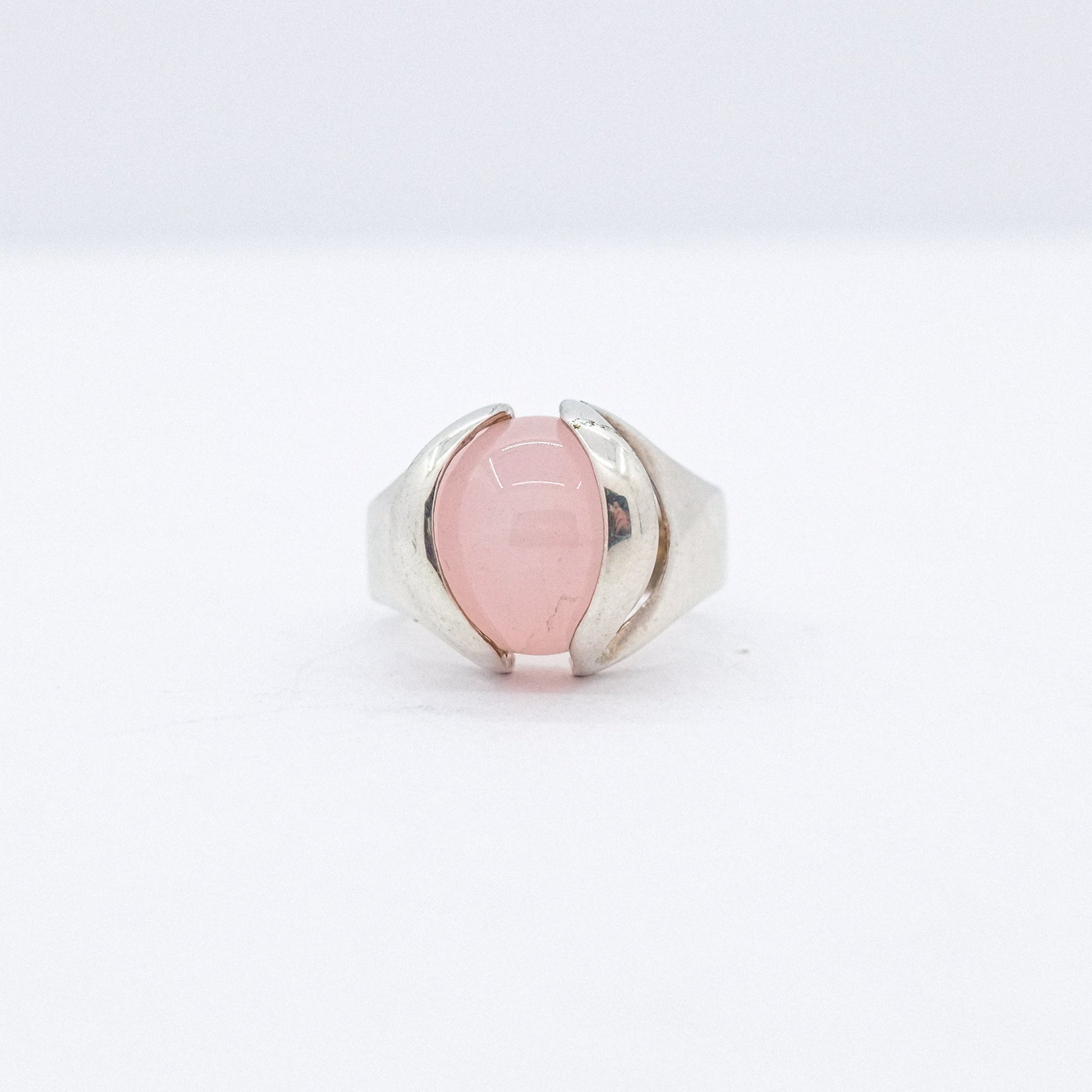 vintage rose quartz ring P47.N61.
