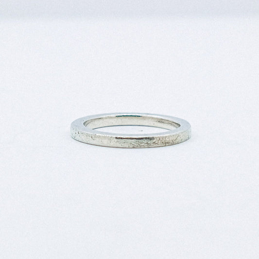 silver brutalist ring P47.N61.