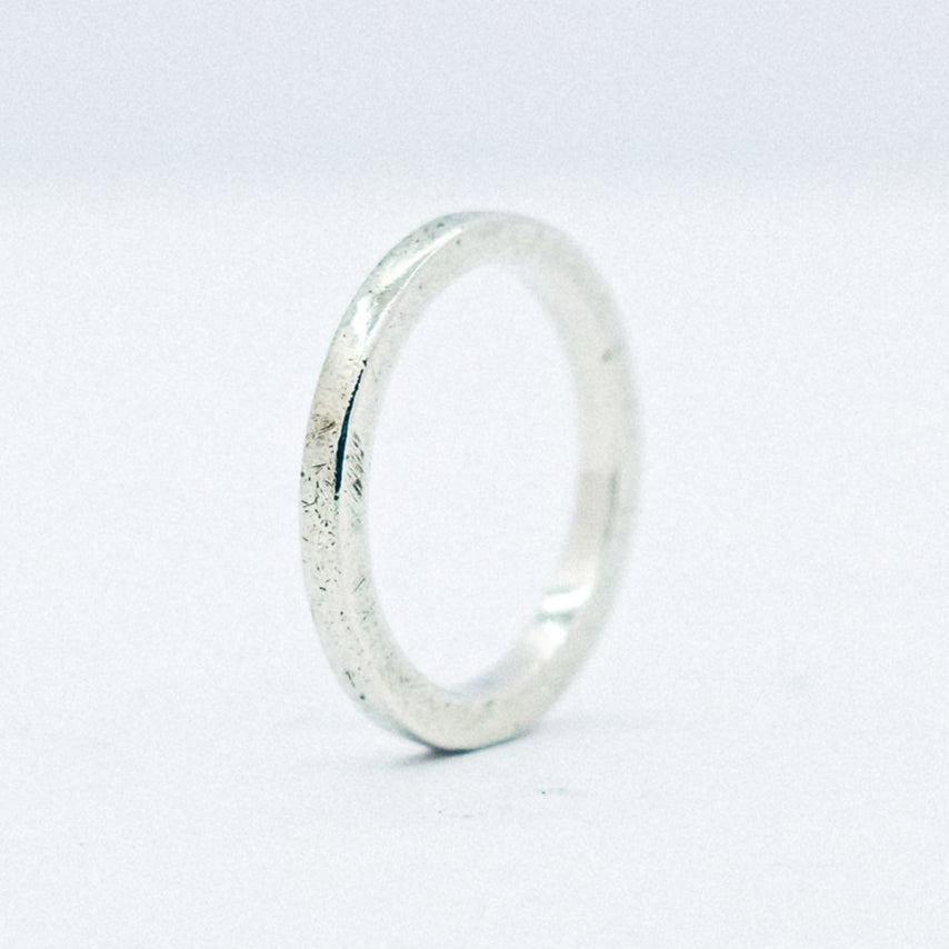 silver brutalist ring P47.N61.