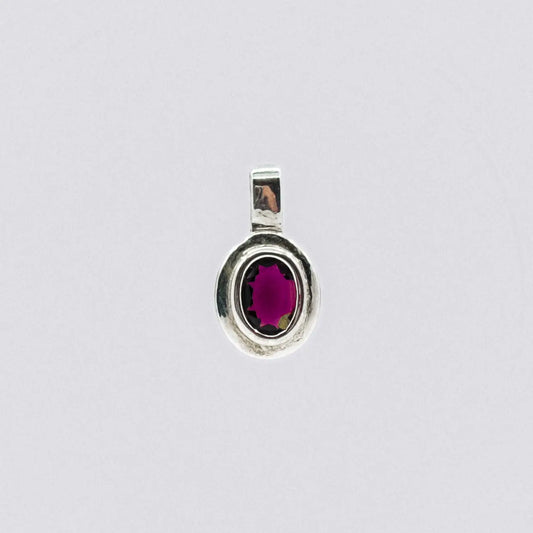 vintage dark amethyst pendant My Store