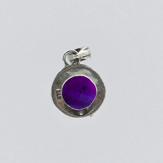 vintage amethyst pendant My Store
