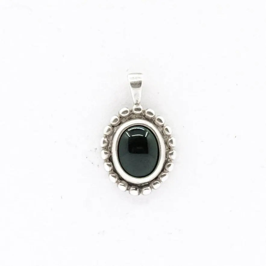 vintage black onyx charm My Store