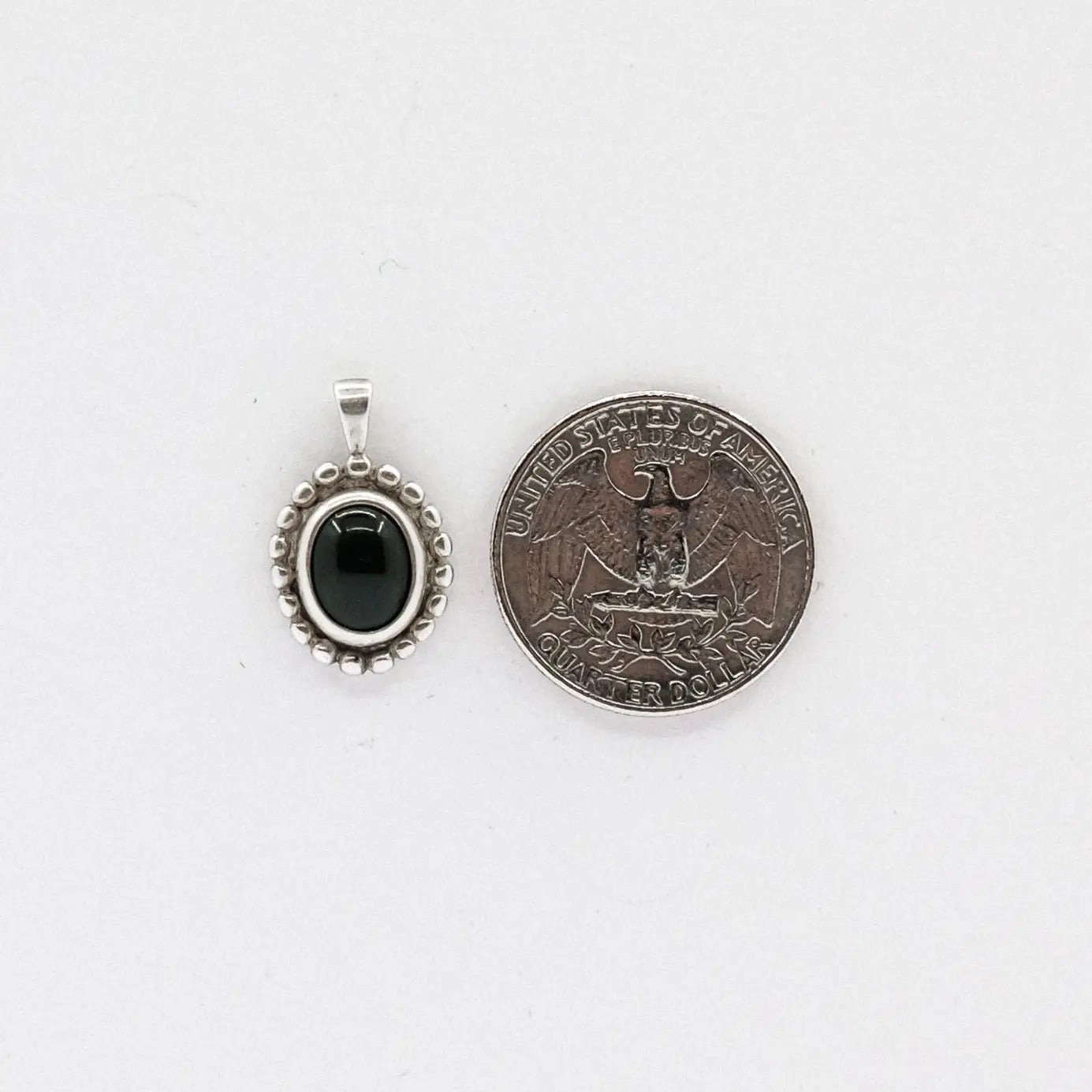 vintage black onyx charm My Store