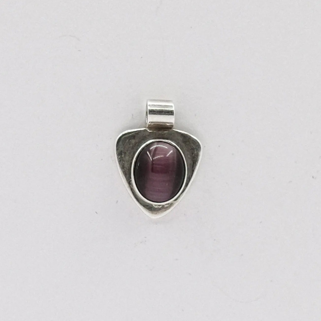 purple cat eye obsidian pendant My Store