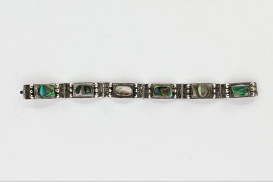 vintage abalone panel bracelet My Store