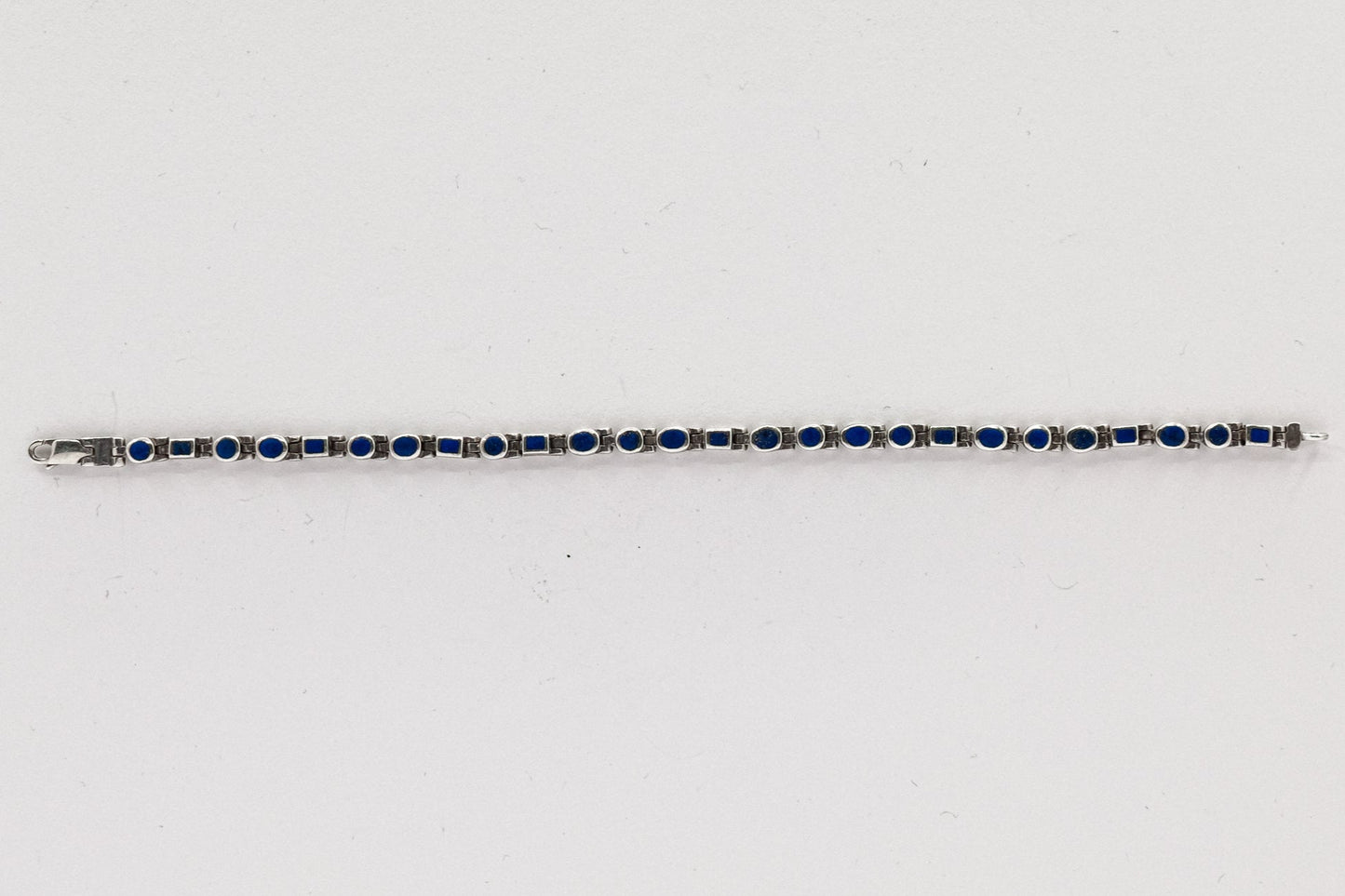 vintage 7.5 inch Lapis lazuli bracelet P47.N61.