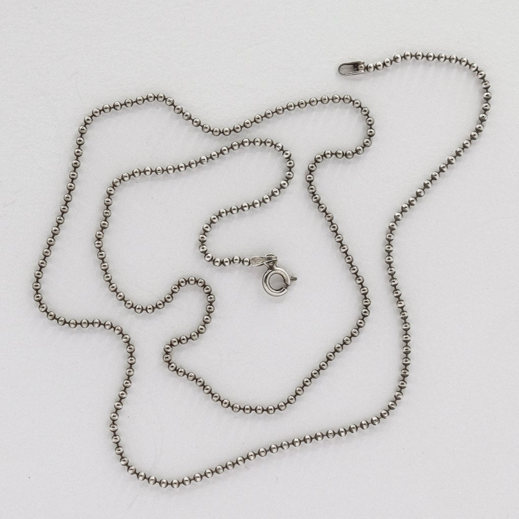 24 inch sterling Ball chain P47.N61.