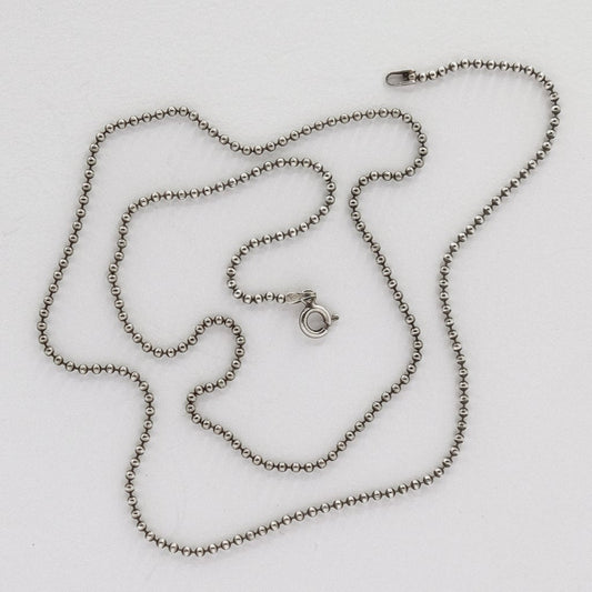 24 inch sterling Ball chain P47.N61.